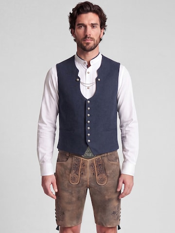 Gilet folklorique SPIETH & WENSKY en bleu : devant