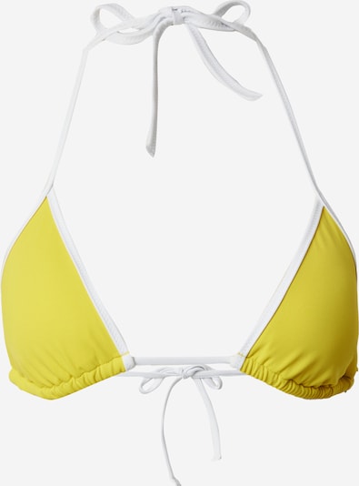 Tommy Hilfiger Underwear Bikini augšdaļa, krāsa - dzeltens / balts, Preces skats