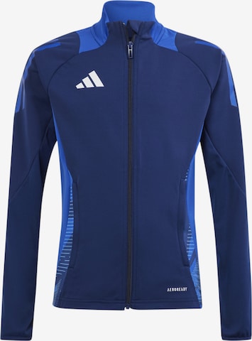 ADIDAS PERFORMANCE Athletic Jacket in Blue: front