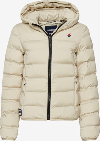 Superdry Winterjas in Beige: voorkant