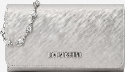 Love Moschino Clutch in silber, Produktansicht