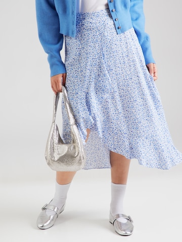 Hailys Rok 'Jo44la' in Blauw: voorkant