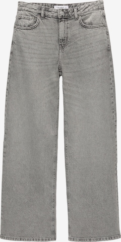 Pull&Bear Wide Leg Jeans i grå: forside