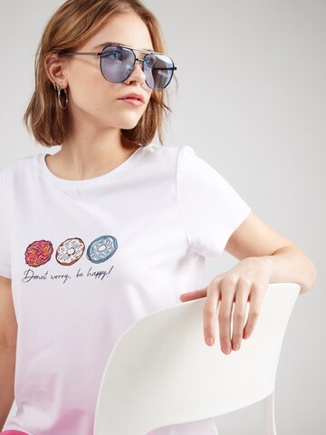 T-shirt MORE & MORE en blanc