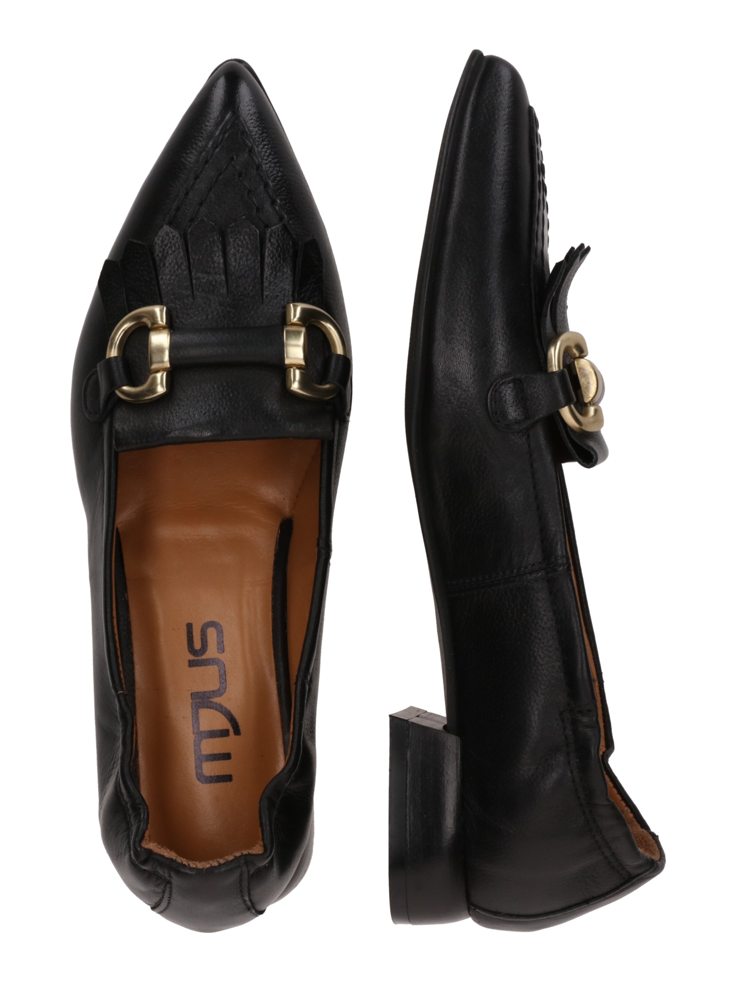 Papuci de casă 'PORTOFINO' de la MJUS pe negru