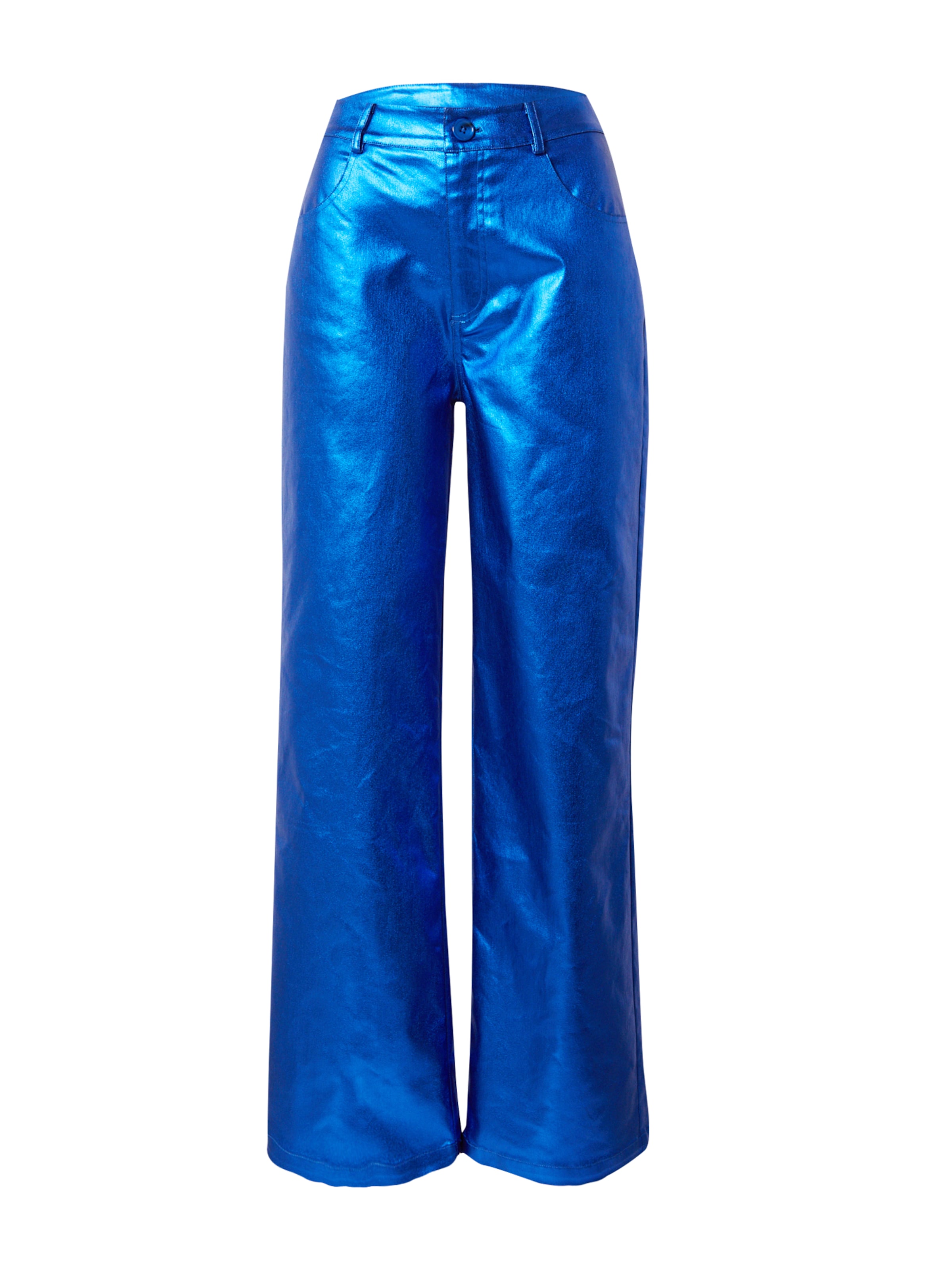 ABOUT YOU x Emili Sindlev Housut 'Shelly' värissä sininen, Tuotenäkymä