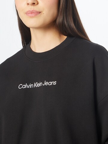 Calvin Klein Jeans Sweatshirt in Zwart