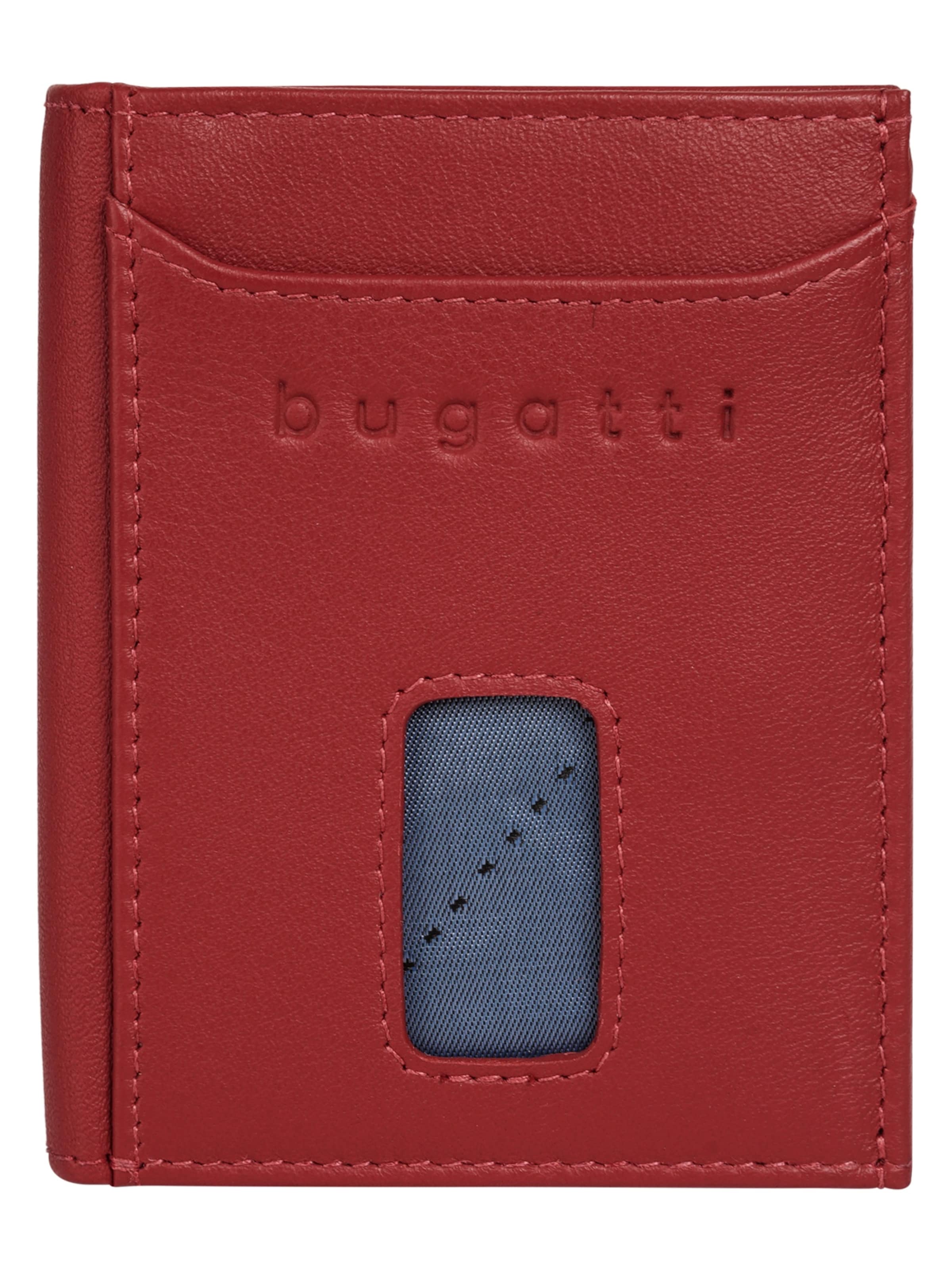 bugatti Portemonnaie 'bugatti Geldbörse SECURE SLIM'‌‌‌‌‌ in Rot: Vorderseite