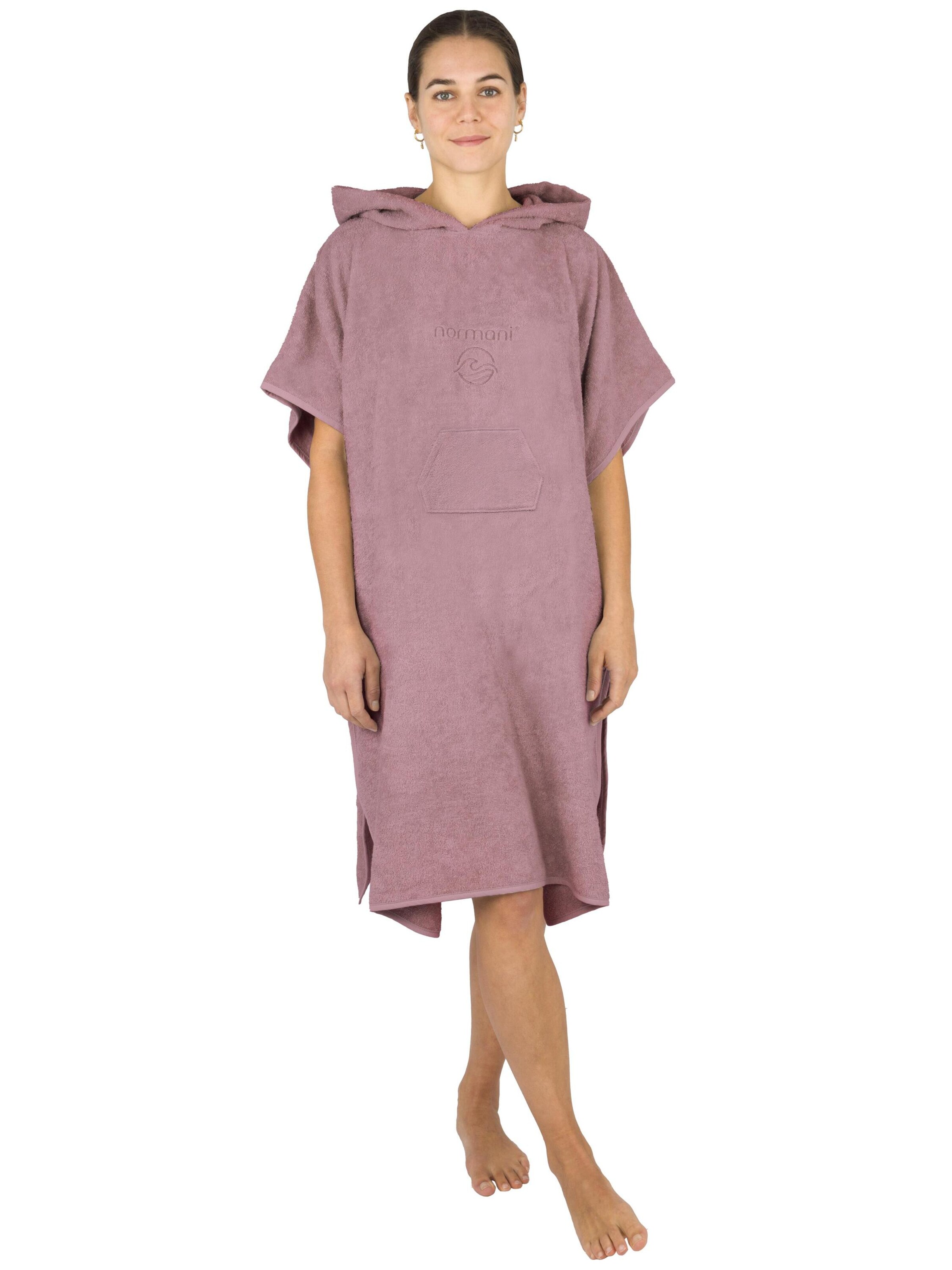 normani Badjas kort 'Sitra' in Roze