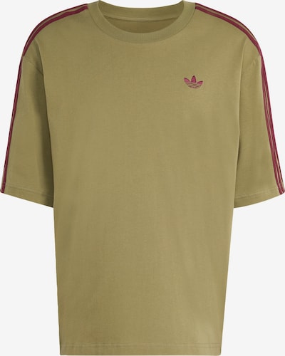 Marškinėliai 'Adicolor' iš ADIDAS ORIGINALS, spalva – alyvuogių spalva / spanguolių spalva, Prekių apžvalga