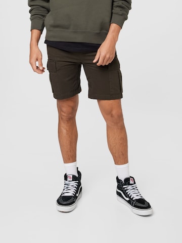 KnowledgeCotton Apparel Regular Shorts in Braun: predná strana