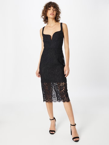 Bardot Cocktail Dress 'ADELINE' in Black: front