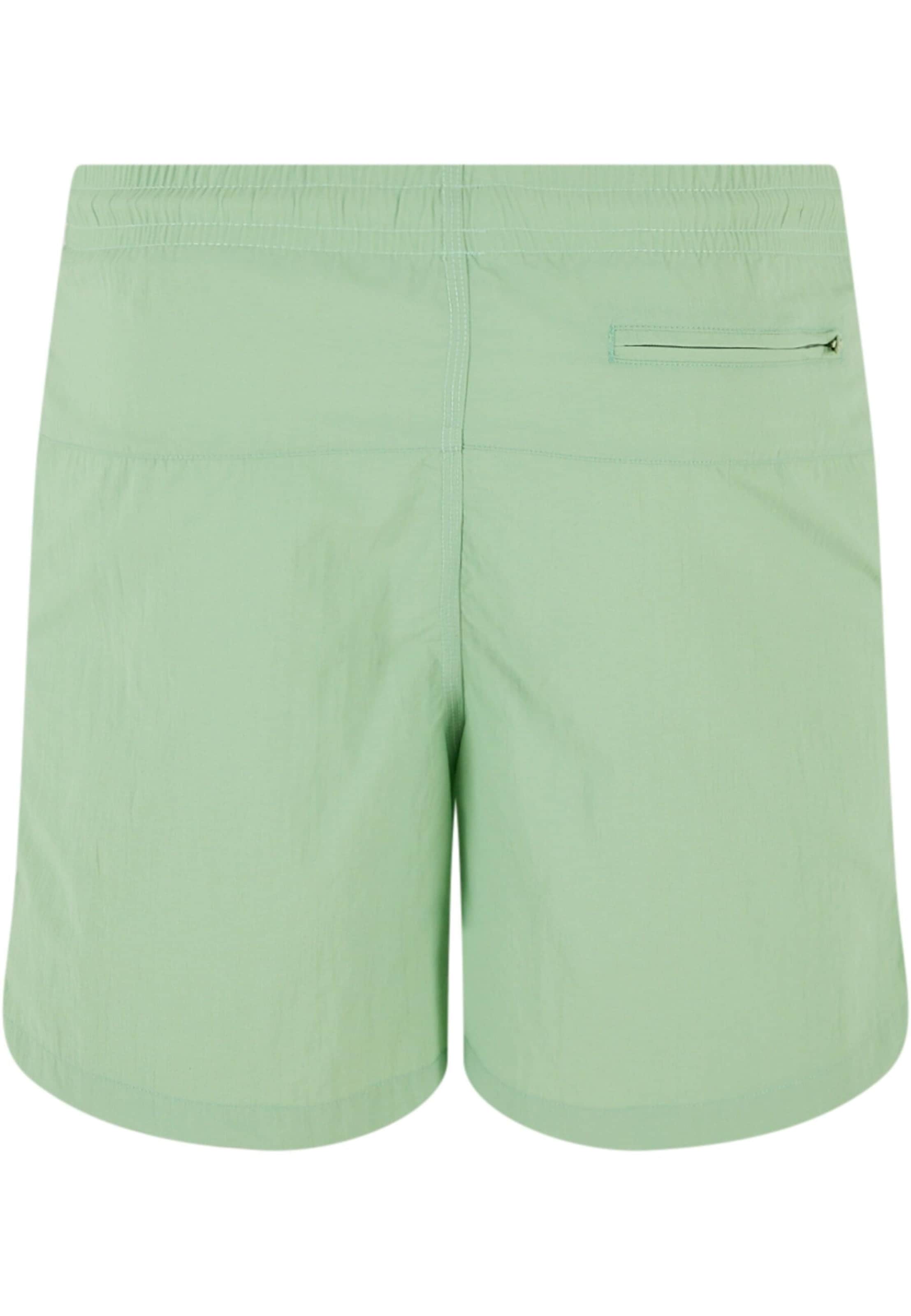 Urban Classics Badshorts i grön