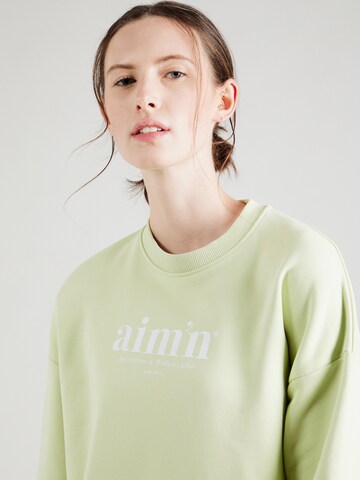 Aim'n Спортивный свитшот 'Club' в Зеленый