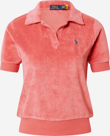 T-shirt Polo Ralph Lauren en rose : devant