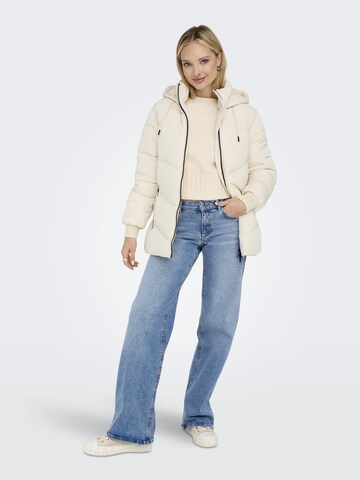 ONLY Vinterjakke i beige