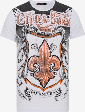 CIPO & BAXX Shirt in White: front
