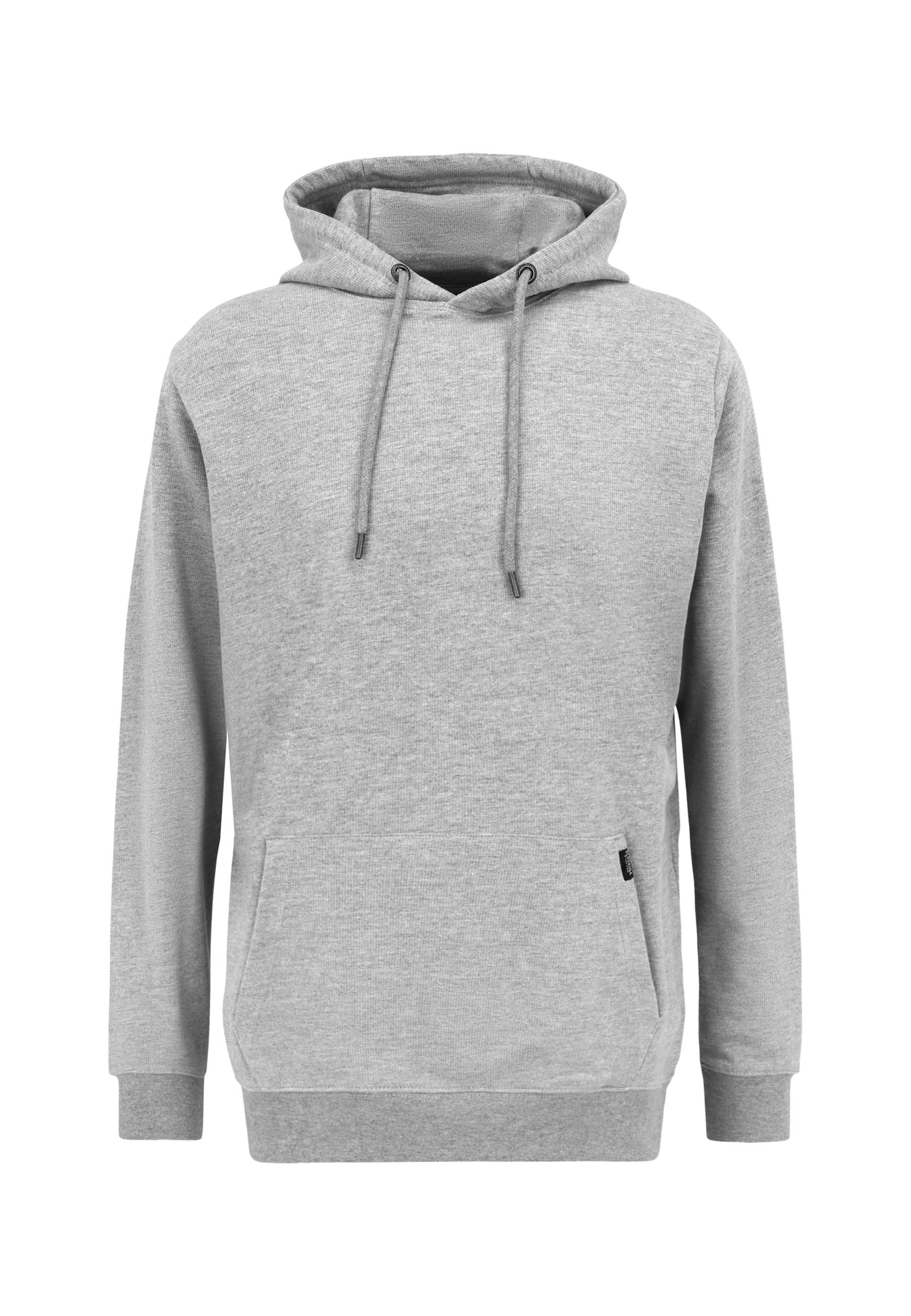 Oldskull Sweatshirt 'Plain Basic' in Grijs: voorkant