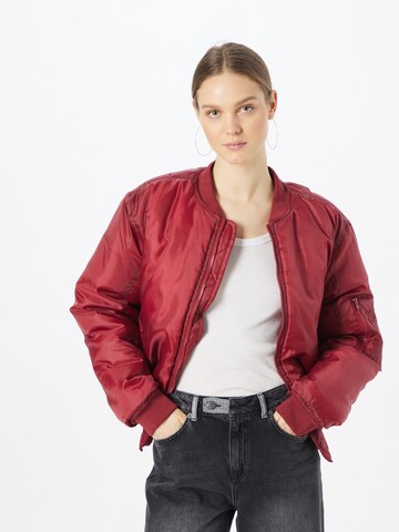 Denim Project Between-Season Jacket 'LISE' in Red: front