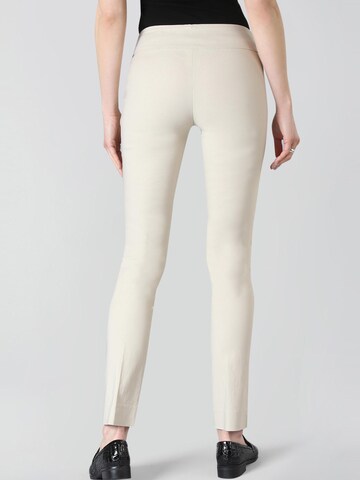 Lisette L Slimfit Broek 'Perfectly fitting' in Beige