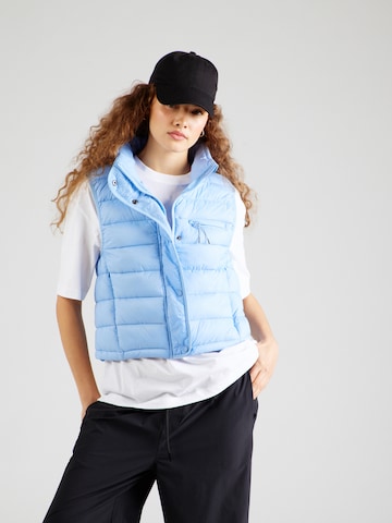 Freequent Vest in Blue: front