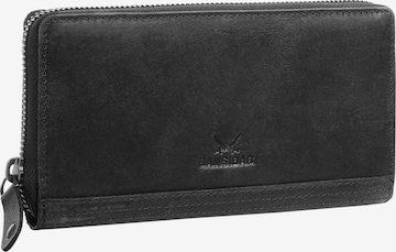 SANSIBAR Wallet in Black: front