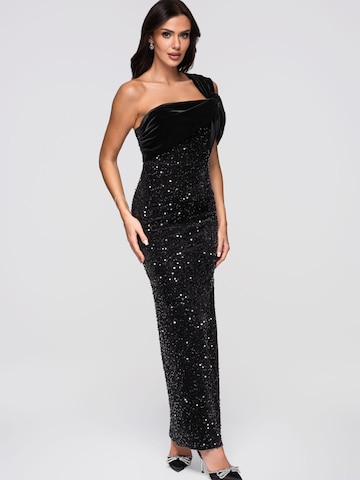 Ombre Abendkleid‌‌‌‌‌ in Schwarz
