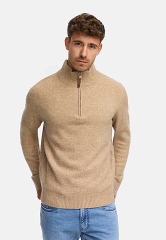INDICODE JEANS Trui 'INTrax' in Beige