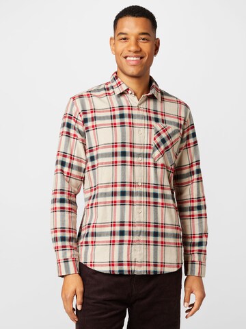 ESPRIT Regular Fit Hemd in Beige: Vorderseite