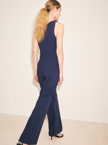 MANGO Jumpsuit 'Martine' in Blauw