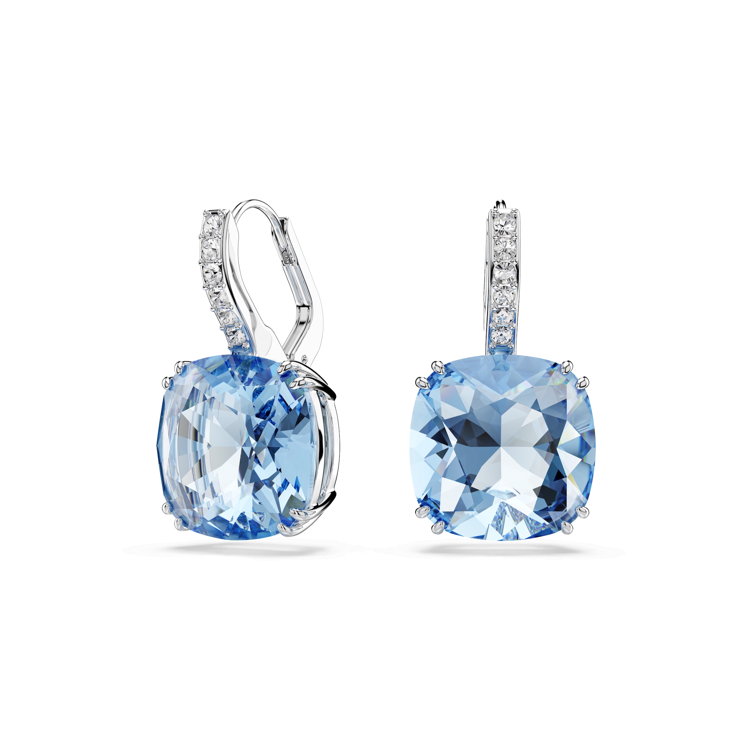 Cercei 'MILLENIA' pe One Size Swarovski pe albastru / argintiu, Vizualizare produs