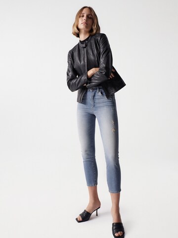 Coupe slim Jean Salsa Jeans en bleu