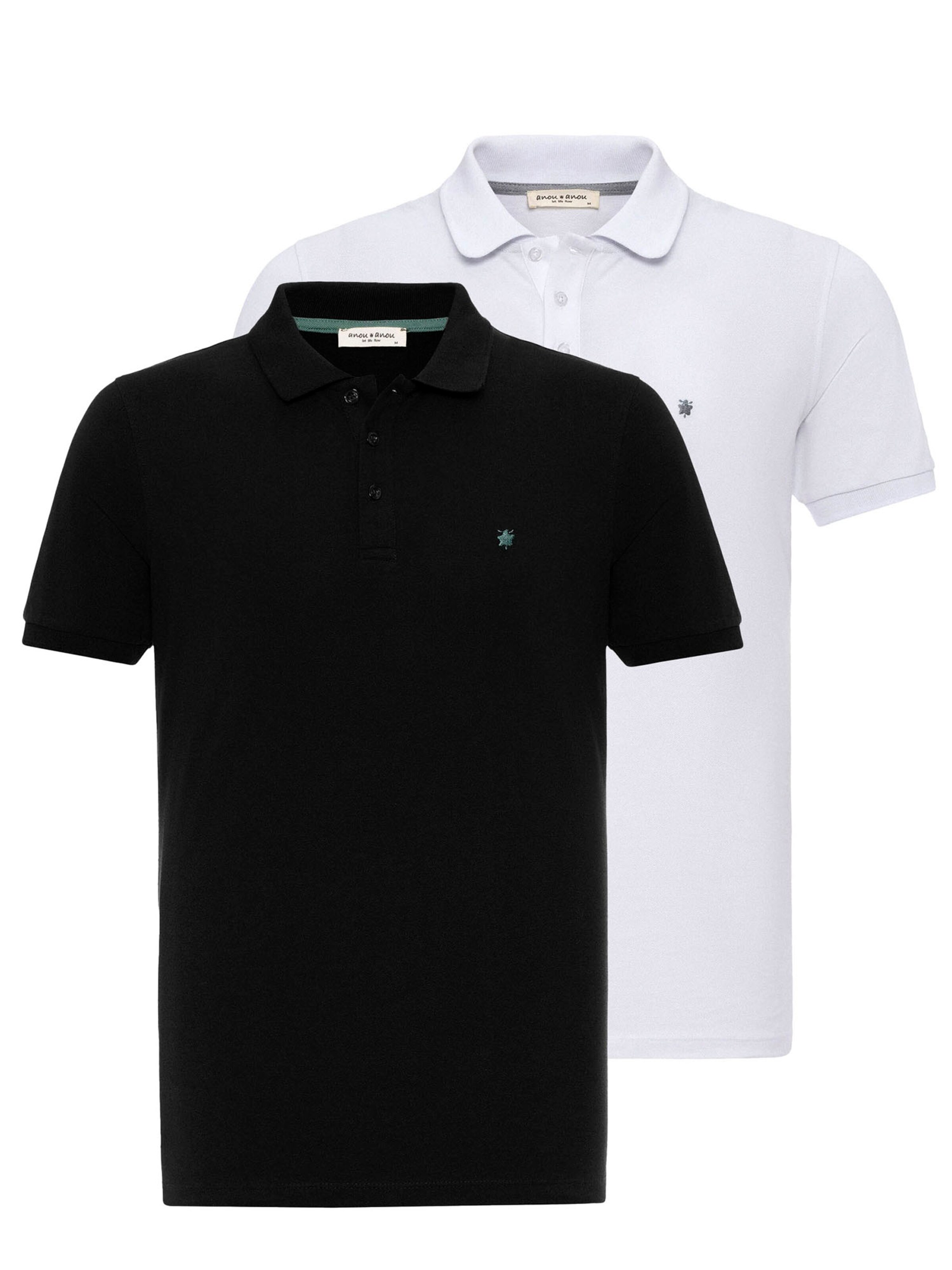 Anou Anou Μπλουζάκι σε μαύρο: μπροστά