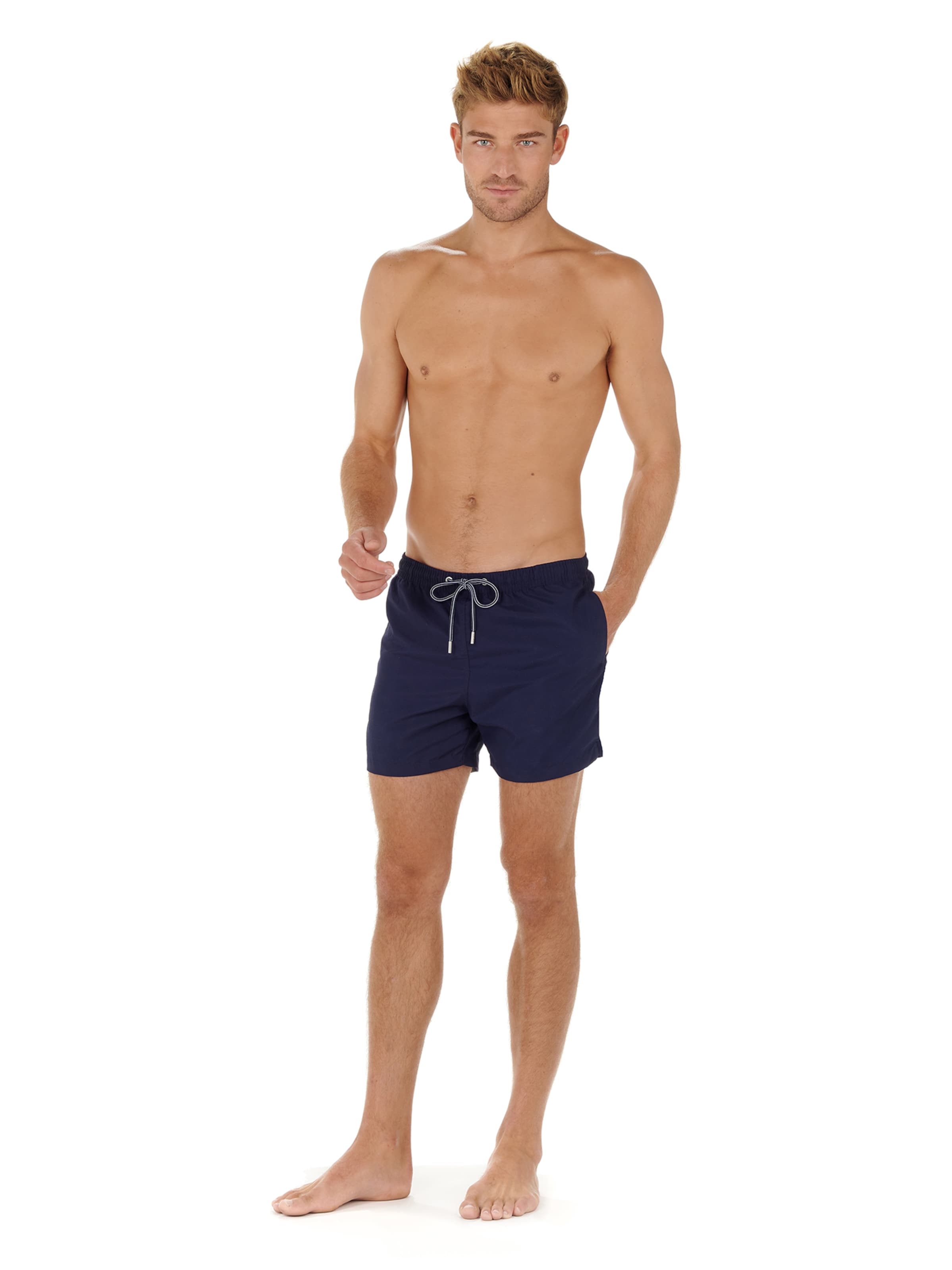 HOM Board Shorts Sea Life in Navy ABOUT YOU