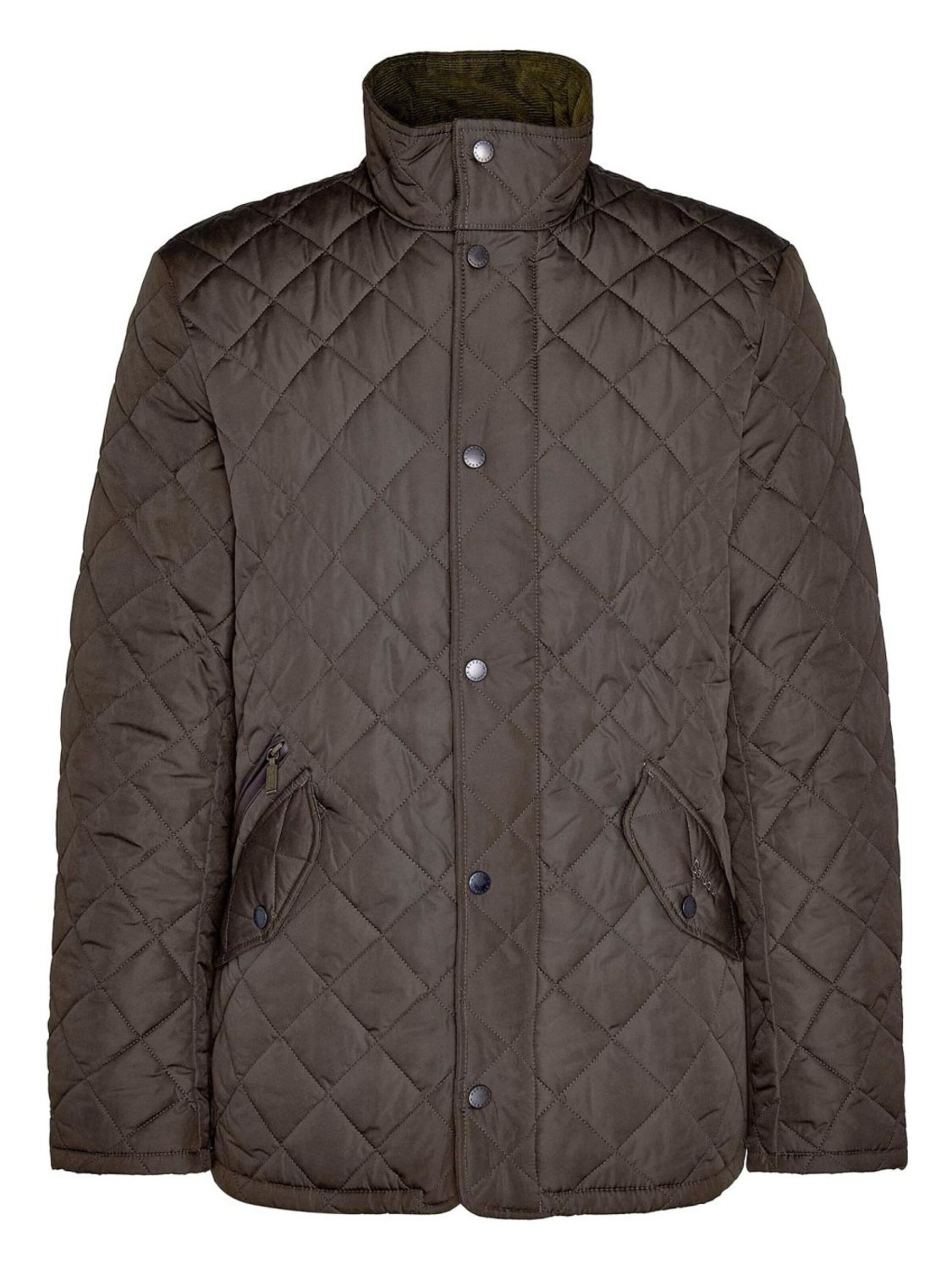Manteau d’hiver Barbour en vert : devant
