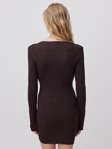 LeGer by Lena Gercke Knit dress 'Taira' in Brown