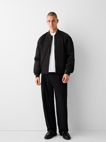 Bershka Between-season jacket in Black