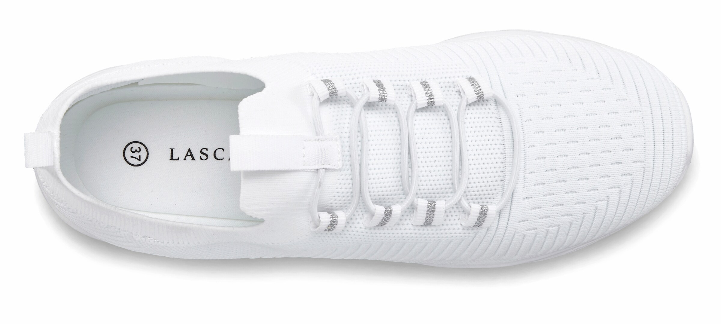 LASCANA Низкие кроссовки в Белый