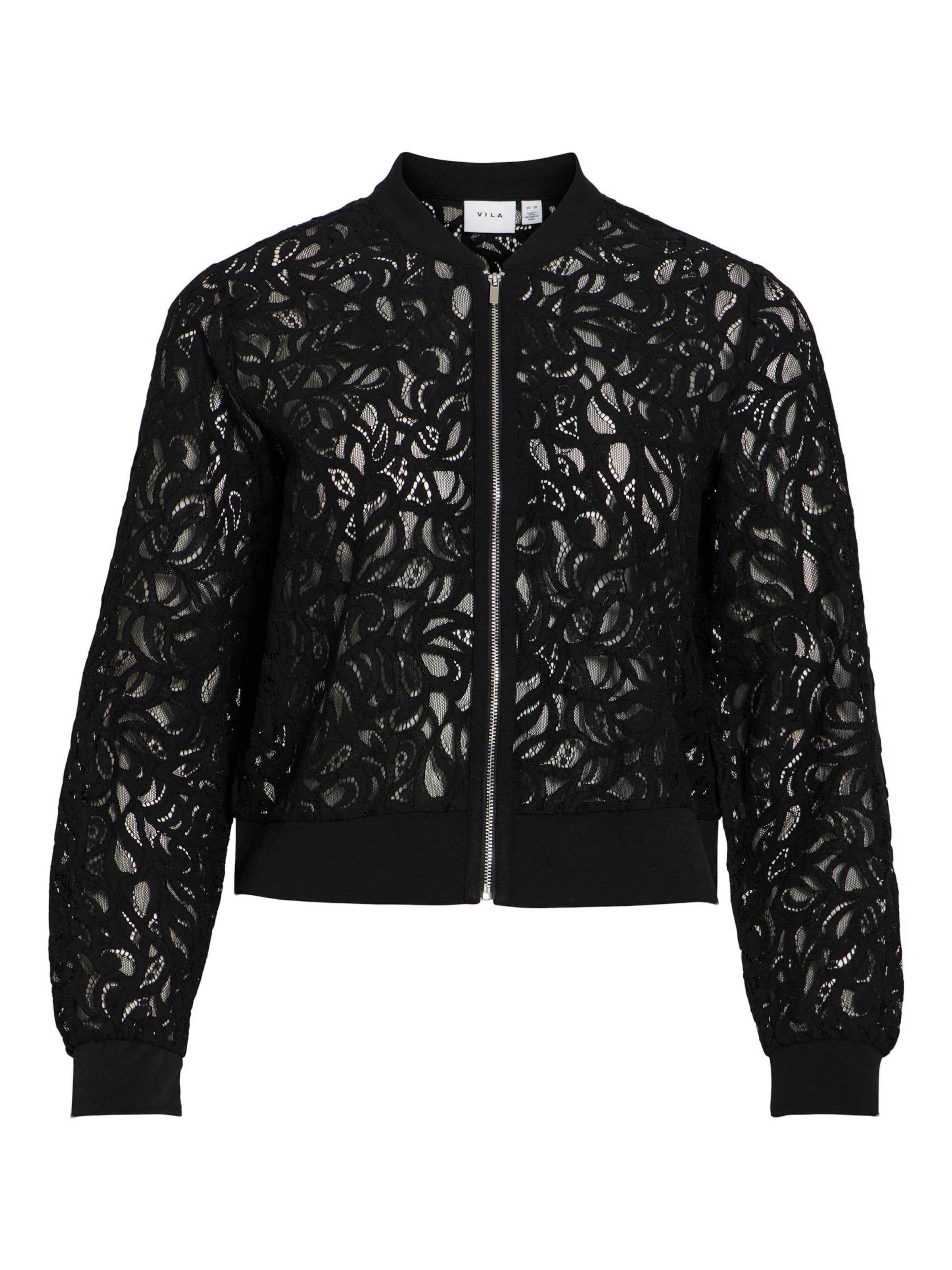 VILA Overgangsjakke 'VICEREN' i sort: forside