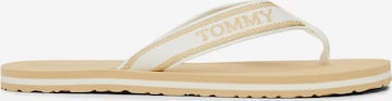TOMMY HILFIGER T-Bar Sandals in White
