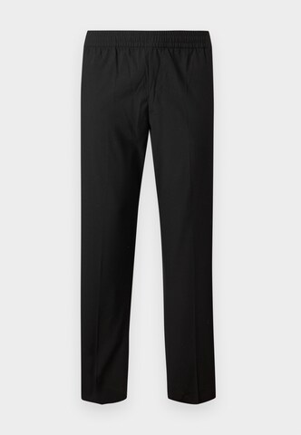 JACK & JONES Szabványos Ráncos nadrág 'JPSTKane Edwin' - fekete