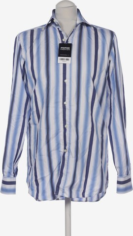 Etro Button Up Shirt in M in Blue: front