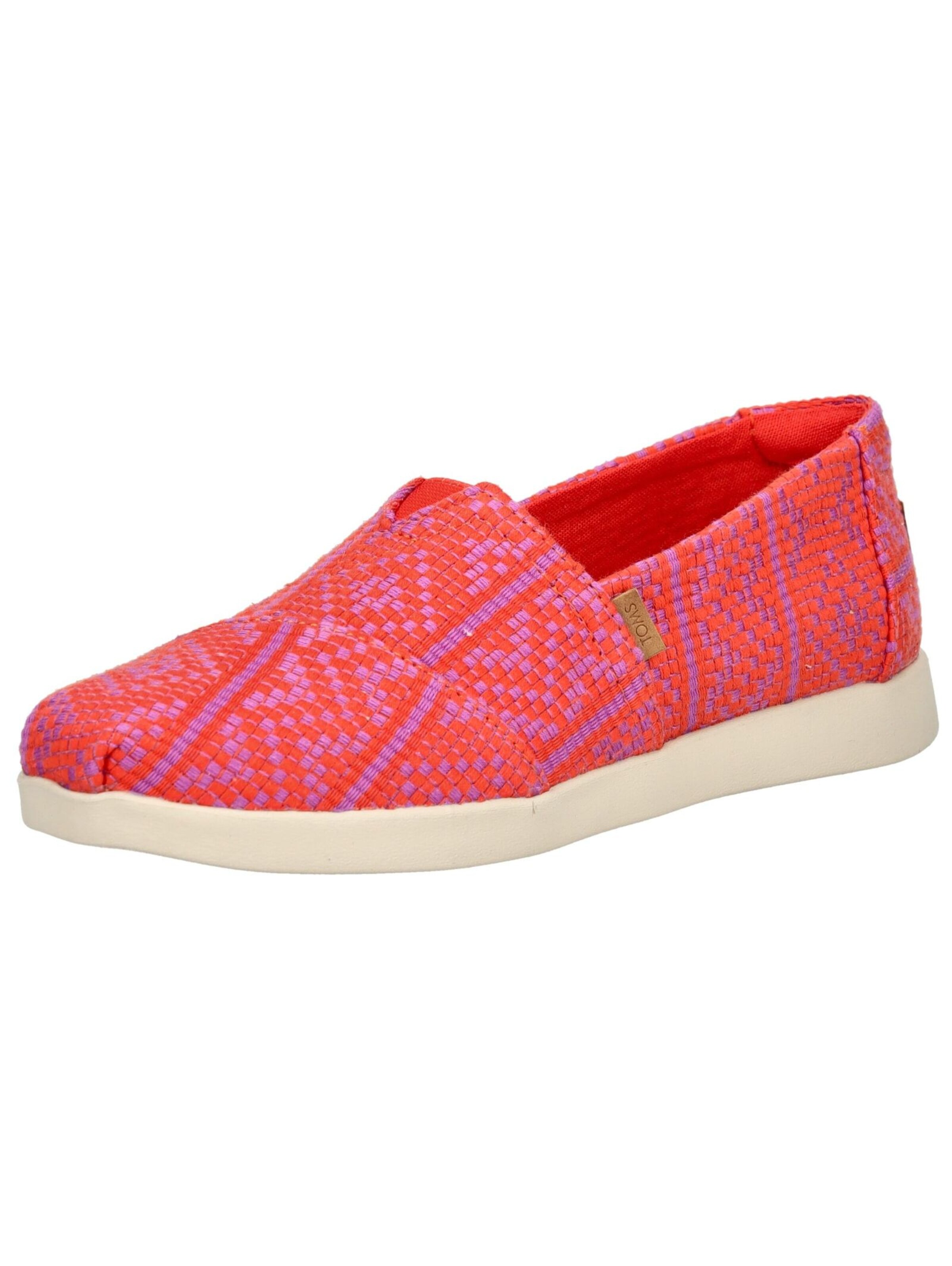 TOMS Slip-ons 'Alpargata Plus' in Red: front