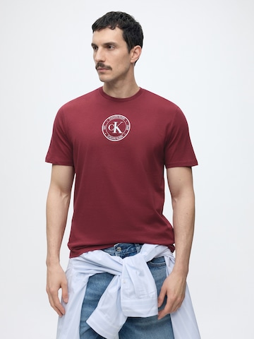 Calvin Klein Jeans T-Shirt in Rot
