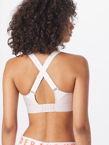 UNDER ARMOUR Bustier Biustonosz sportowy 'Infinity High' w kolorze różowy