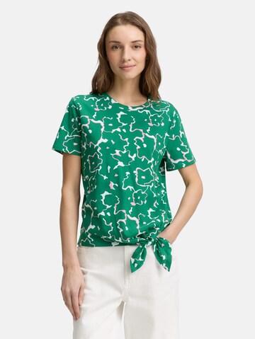 T-shirt TOM TAILOR DENIM en vert : devant