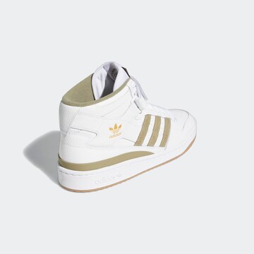 Baskets hautes 'Forum' ADIDAS ORIGINALS en blanc