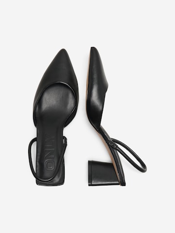 ONLY - Zapatos destalonado 'CARA' en negro