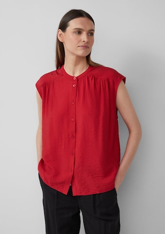 s.Oliver Blouse in Rood: voorkant