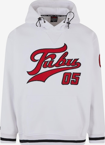 FUBU Bluzka sportowa w kolorze biały: przód